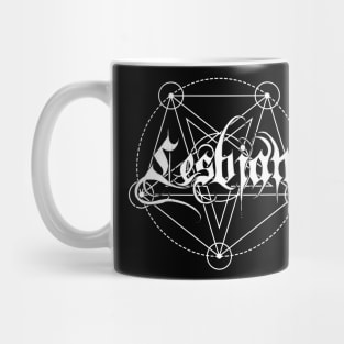 Heavy Metal LGBTQ Pride -Lesbian Mug